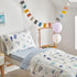 Joyreap 4 Set Piece Cotton Toddler Bedding for Kids Boys n Girls, Ocean Style Starfish Whale Crab Printed, Includes