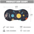 Set 1, 11 x22 Inch Kigai Carton Space Spaceships Muslin Baby Burp Cloths, Large Absorbent Cotton Muslin Burp Cloths