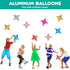60 Pieces Star Balloon - 10 Inch Star Foil Balloons for Graduation, Wedding, Birthday Party Decorations