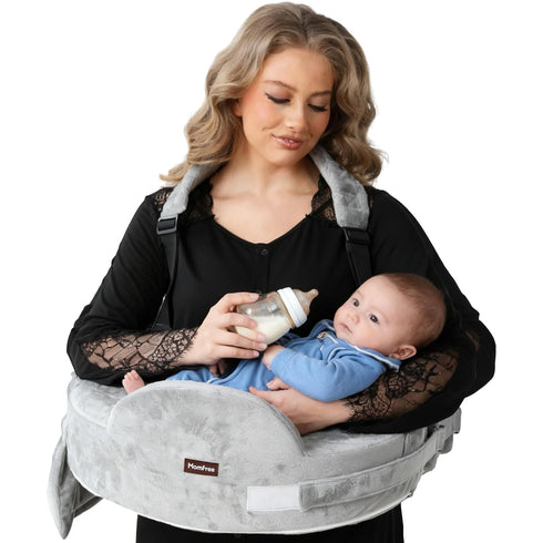 Nursing Pillow for Standing/Sitting Use- Springy Memory Foam for Support & Comfort,