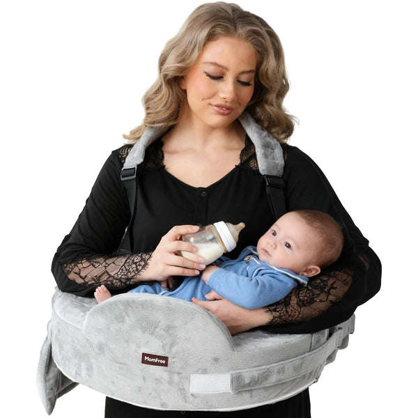 Nursing Pillow for Standing/Sitting Use- Springy Memory Foam for Support & Comfort,