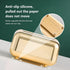Elvaesther Wipes Holders, Baby Wipes Dispenser, Household Tissue Box with Lid Dustproof Light Luxury Wet Wipe Container