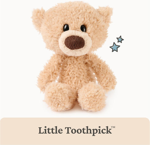 1 7 GUND Toothpick Teddy Bear, Little Stuffed Animals, Classic Plush Toys for Ages and Up, Beige