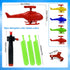 10PCS Flying Helicopters Planes, 360° Rotating Airplanes for Boys and Girls, Goodie Bag Stuffers & Classroom Prizes.