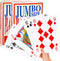 Yopay 2 Pack Jumbo Giant Playing Cards - Oversized Poker Deck for Casino Theme Party Decoration, 8 X 11in