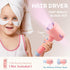 Set Set SMILESSKIDDO Hair Salon Toys for Girls - Pretend Play Hair Styling Toy with Realistic Blow Dryer, Hair