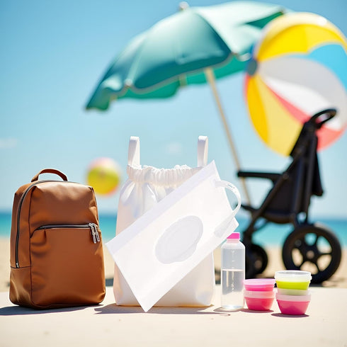 Tnyvm Set Transparent Baby Wipe Case Travel Holder Keeps Wipes Moist of Wet Wipes Holders Cases Portable Travel On The