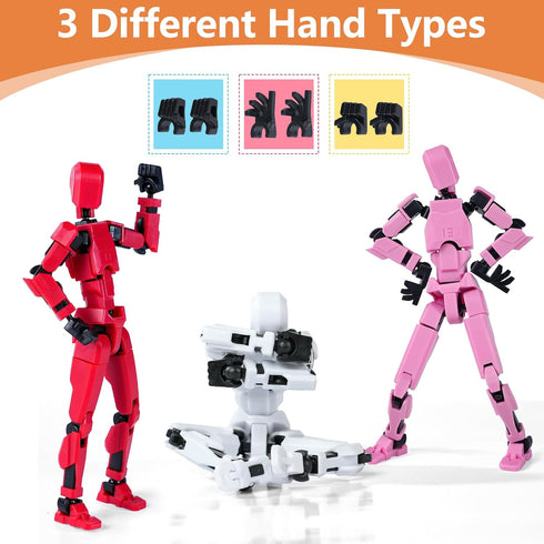 Rolling Art Set, 13 Packaging, Action Figure Model Action Figure Multi-Jointed Movable,Gift Box a Great for Loved Ones
