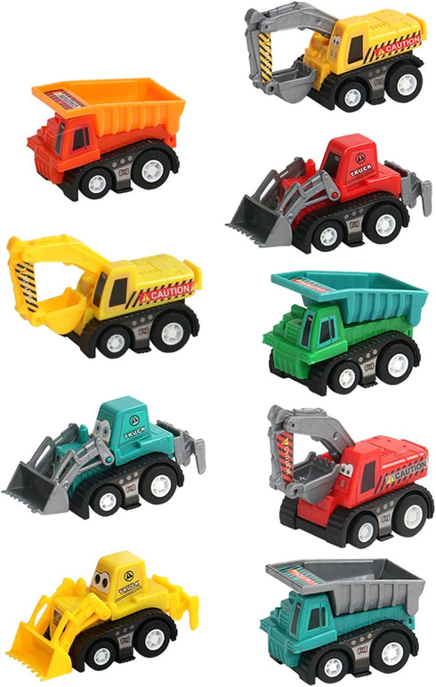 Fajiabao Construction Toy Cars for Toddlers 1-3 Boy Toys Mini Pull Back