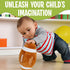 Baby Football Plush Rattle - Engaging Toddler Football Toys & Rattles for Boys and Girls, Ages 0-36 Months