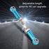 RC Pull Rod Set, 6Pcs Adjustable Aluminum Alloy Turnbuckle Links for RC Hobby Car Model (Blue) Plastic Push Rods