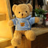 11.8 inches Teddy Bear Stuffed Animals - Soft Plush Cute Teddy Bear with Hoodie Doll for Boys Girls (Blue)