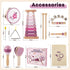 Sets 1 2 3 BUYGER Baby Musical Instruments with Xylophone, Wooden Percussion Instruments with Storage Bag, Montessori