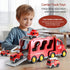 Beby Buty 5 1 3-5, 3 4 5 6 in Fire Truck Cars for Toddlers Boy Car Truck Toys with Light Sound, Birthday Gifts for Year