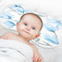 YETTASBIN Blue Magnolia Flowers Muslin Baby Burp Cloth, Super Soft Absorbent Cotton Burp Rag Baby Bibs Feeding Cloth