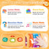 1-2 Alphabet Learning Toys for Toddlers Year Old, Lion Spin and Sing ABC Letter Interactive Toys with Lights Sound