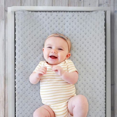 Set 2 The Peanutshell Baby Girl or Boy Changing Pad Covers of - Ultra Soft, Plush Baby Cover - Fits Standard Changing
