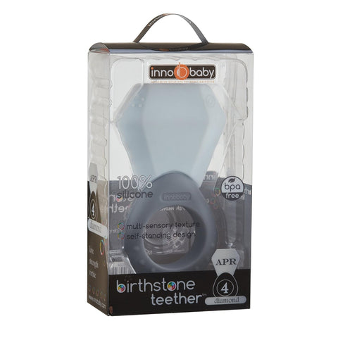 April Birthstone Teether Ring - INNOBABY TEETHIN' Smart Design