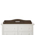 Evolur Universal Changing Tray - Elegant and Sturdy in Antique Brown