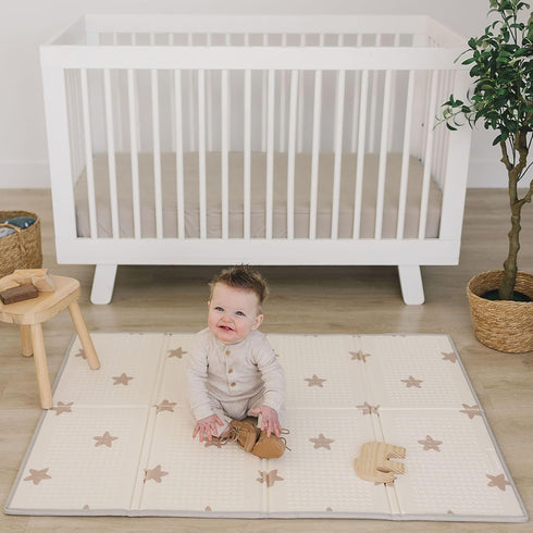 Bubba Bear Baby Play Mat, Thick Foam with Pattern Design, Foldable Waterproof