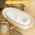 Zenflux Inflatable Baby Bathtub with Built in Pump, Collapsible Safe Baby Bathtub for Baby