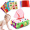 Baby Toys 6 to 12 Months - Tissue Box Toy Montessori for Babies, Soft Stuffed High Contrast Crinkle Toys