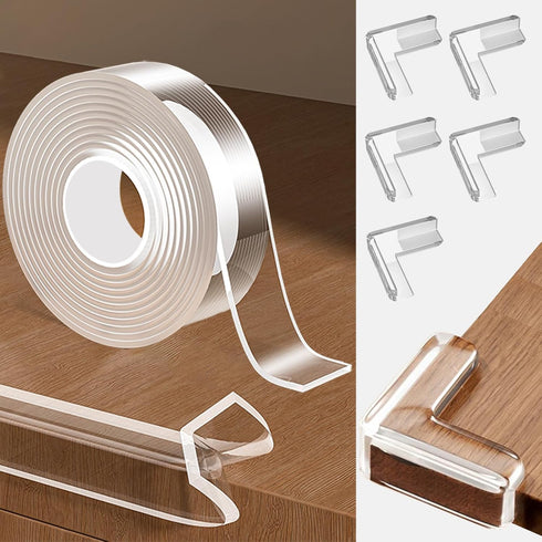 KAIYUER 0.8 in x 16.4 FT,Edge Corner Protector Baby Proofing with 6 Corners,Soft