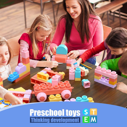 Sets 2 3 4 5 6 101 18+ Soft Block for Toddler Aged Years Old.Preschool Toy for Early Childhood Education