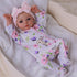 18-Inch 3+ BABESIDE Reborn Baby Doll Girl Realistic Lifelike Bebe Reborn de Silicona with Bunny Outfit, Magnetic