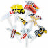 The DaPai 24 Pack Toolbox Hammer Tools Themed Cupcake Toppers Cake Decorations Handyman Plier Screwdriver Drill Wrench
