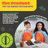 Masterchef Junior Kid's Burger Cooking Set - 9 Pc Kit Includes Real Cookware for Children - Bowl, Cutting Board, Recipes, and Hamburger Press