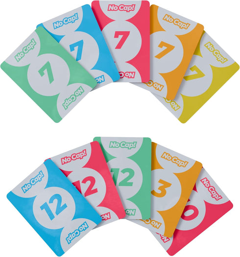 NO CAP! - The Thrilling Card Game for Kids and Teens - Perfect for Family Game Night, Travel Sized Fun