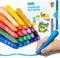 JUPITEARTH 24 Colors Crayons for Kids Ages 4-8 with Coloring Book &