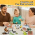 Life Cycle Learning Toys for Kids - Life Science Education Kits with 25 Pieces Animal Figurines: Butterfly, Frog,