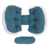 U-Shaped Maternity Pillow for Side Sleepers - Soft & Breathable (Blue)