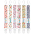 babygoal Floral Pacifier Clips, 6 Pack Binky Paci Holder Clips Leashes Fits