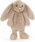 Jellycat Bashful Beige Bunny Stuffed Animal, Medium 12 inches - Classic Children's Gift