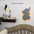 Lumipets Lighted Elephant, Nursery Night Light, Wall Mounted Lighted, Battery Operated Cloud Light SignLightweight