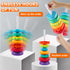 Spinning Stacking Toys – Spin Toys for Toddlers 1-3 – Rainbow Spin Tower – Autism Sensory Learning Toy