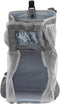 Large Gray Snowflake Hanging Diapers Bag and Crib Diaper Stacker, Nursery Hanging