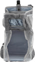 HONITANO Bedside Hanging Diaper Bag Nursery Organizer Large Grey Snowflake Fabric Crib Storage