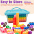 QUYSK 300 Counting Pcs Linking Cubes for Math with Storage Boxes, Kids Blocks for Math STEM Connecting Cubes Math