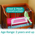BR103 KidCo Convertible Crib Rail - Quick Assembly Toddler Bedrail (White)