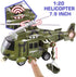 5 Pack Friction Powered Truck Toy Set (8 Inch), Including Garbage Truck, Construction Truck, Fire Truck, Police Car