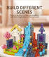 FXLYNAF 84-Piece 0.8in Set, Magnetic Blocks, Build Prince&Princess Magnet Game Stacking Building Blocks Cubes Magnets