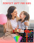 OSLINE Arts and Crafts for Kids 3-10, Rainbow Scratch Paper Art Notebooks, Art Supplies Kit for Gifts