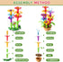 Flower Garden Building Toys Set for Girls | Birthday Gift for 2-6 Year Old Girls, Educational STEM Toys