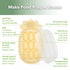 Haakaa Silicone Nibble Freezer Tray, Breastmilk Teething Popsicle Mold, Baby Food Maker, Ice Cube Tray, BPA Free Banana