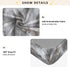 Bseiialft 52 28 Gray Gold Marble Crib Sheets for Boys Girls Soft and Breathable Cotton Baby Sheets for Standard Crib