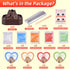 Jiribid 24 Pack 4 Valentines Day Gifts for Kids Classroom: Erupting Volcano Science Kit with Cards, Lava Colors, STEM